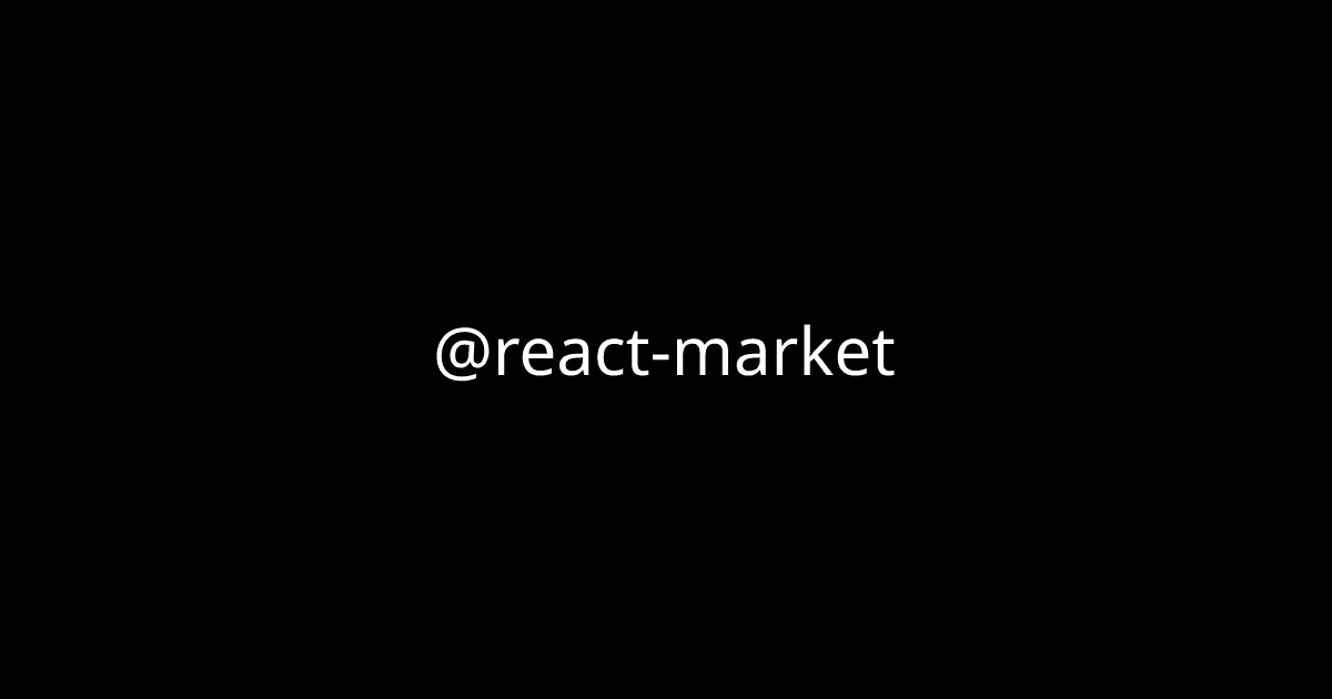 react-market