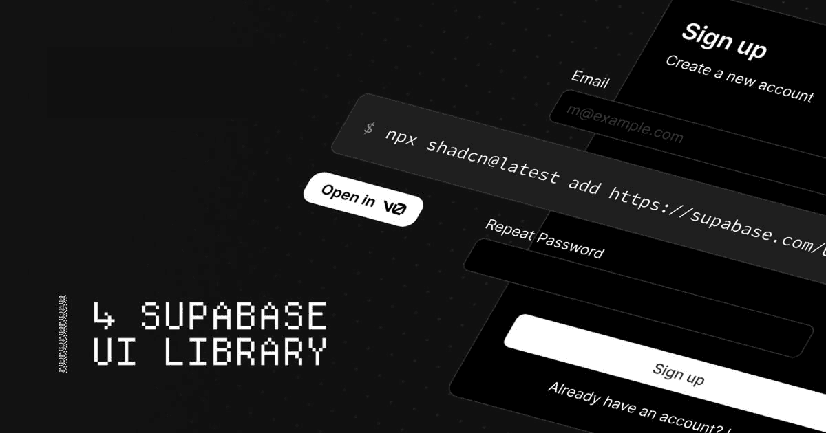 Supabase UI Library