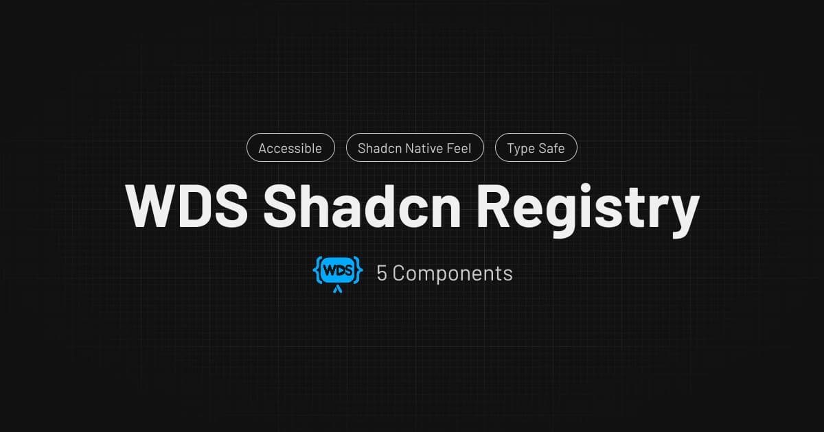 WDS Shadcn Registry